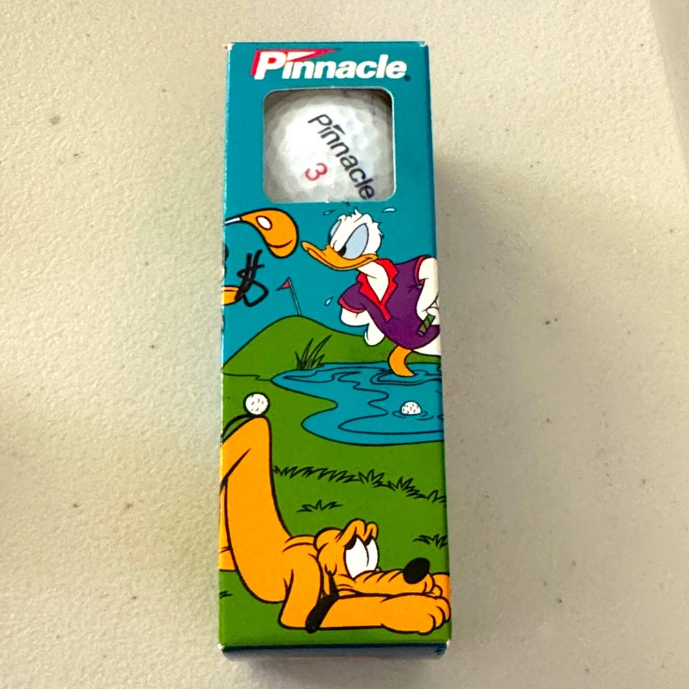 Pinnacle Mickey Unlimited Set of 3 New Golf Balls